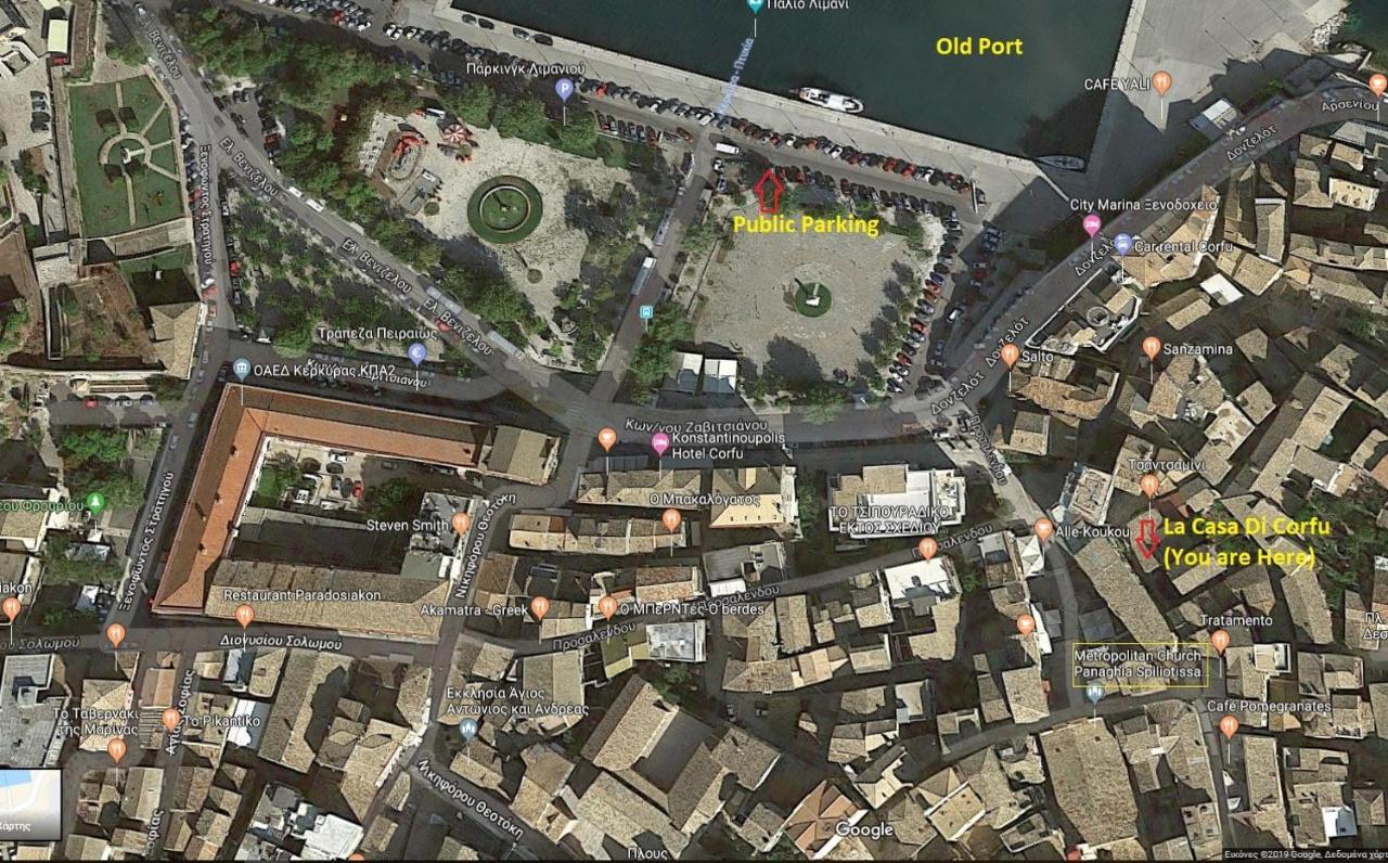 La Casa Di Corfu Apartman Corfu  Kültér fotó